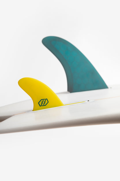 A.I. GREEN TWIN FIN 2+1. FUTURES